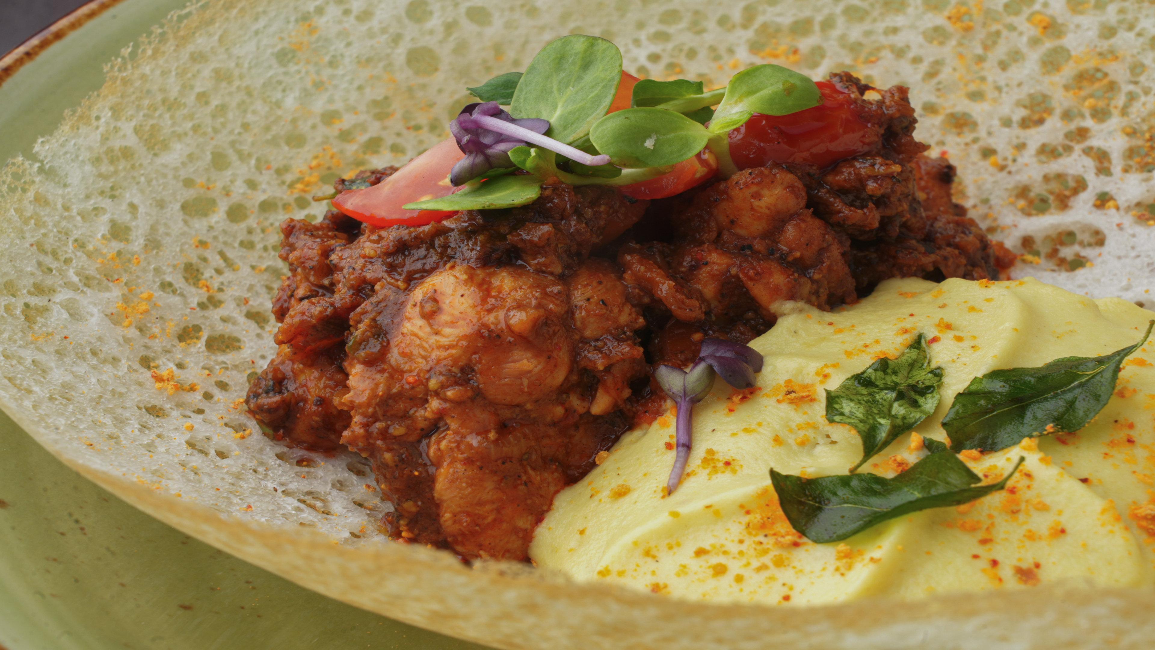 Holiday Inn Bengaluru Racecourse By Ihg Exteriér fotografie A vegan meal at the restaurant